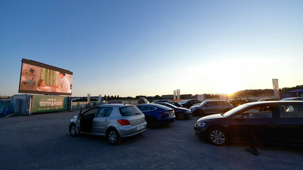 För andra året i rad återvänder Stockholms filmfestival till Solvalla för att arrangera Nordens största drive-in-bio. Bilden är från ett annat evenemang. Arkivbild.