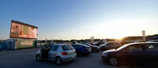 Travbana förvandlas till drive-in-bio