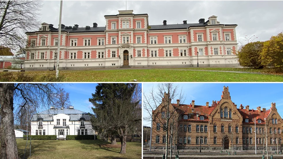 Det är de här tre byggnaderna som nu ska utredas om de kan säljas på den öppna marknaden. Det handlar om Lennings sjukhem, Strömvillan och Malmska skolan.