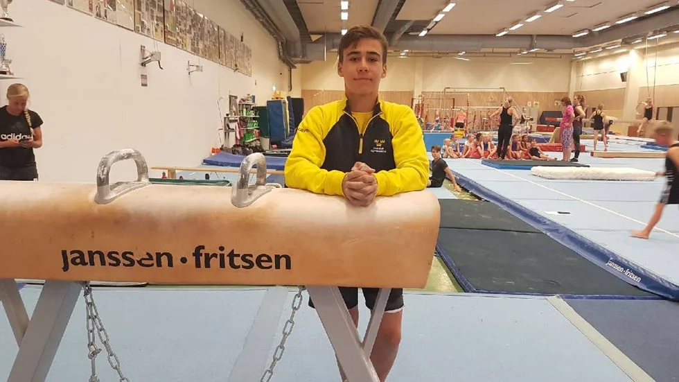 Marcus Stenberg som tävlar för Lulegymnasterna slutade på tjugonde plats i kvalet till ungdoms-OS.