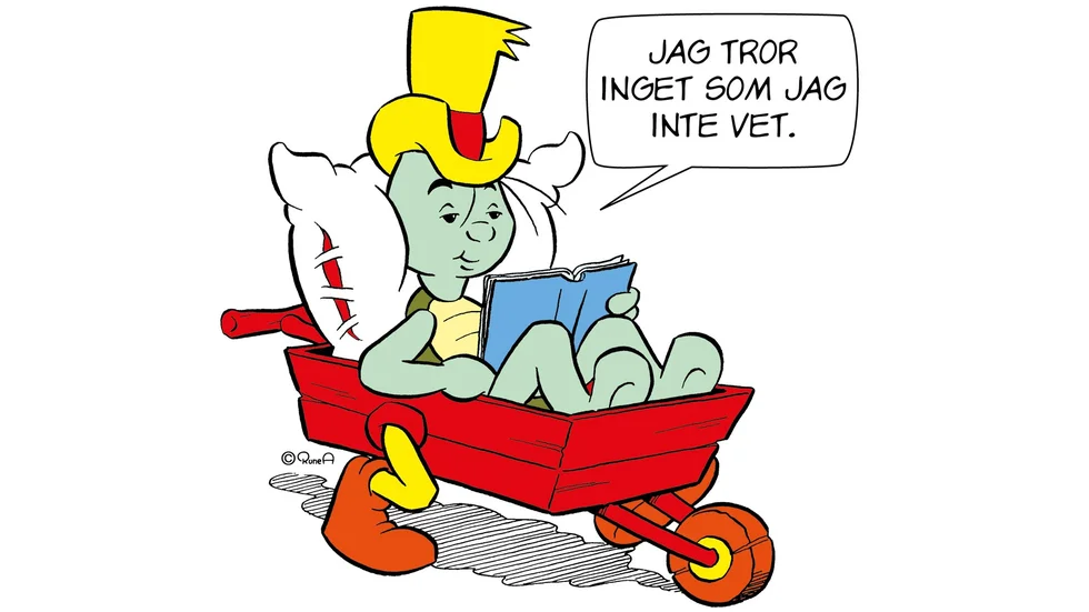 Projektnamnet ”Jag tror inget som jag inte vet – Bamse och källkritik” är lånat från ett citat av Skalman.