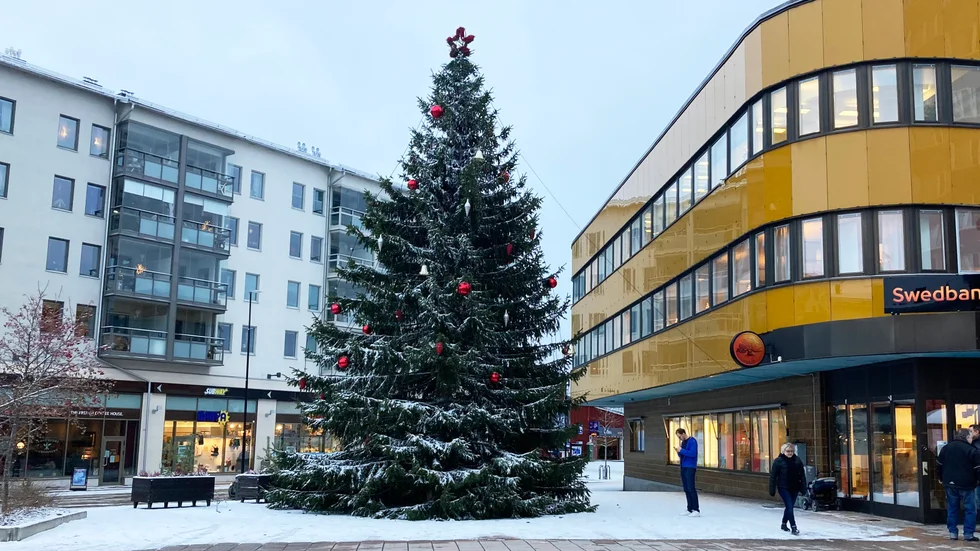 Julstämning i Boden.