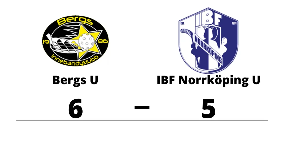 Bergs IK U-lag vann mot IBF Norrköping U-lag