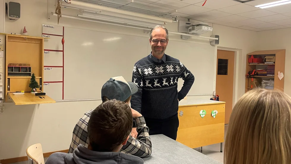Johannes Björk, SO-lärare på Björnåkerskolan i Burträsk är nominerad till Årets tomtegärning.