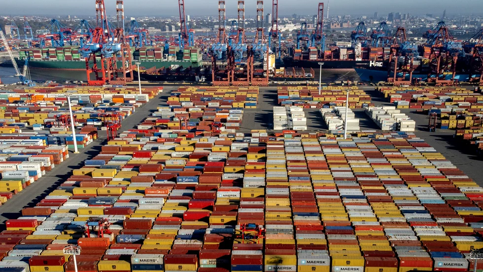 Konjunkturnedgången i Tyskland ser inte lika kraftig ut som befarat, enligt färska inköpschefsindex från S&P Global. Arkivbild