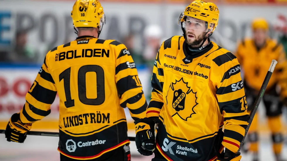 Melker Karlsson, till höger, njuter över att vara tillbaka i slutspelshettan.