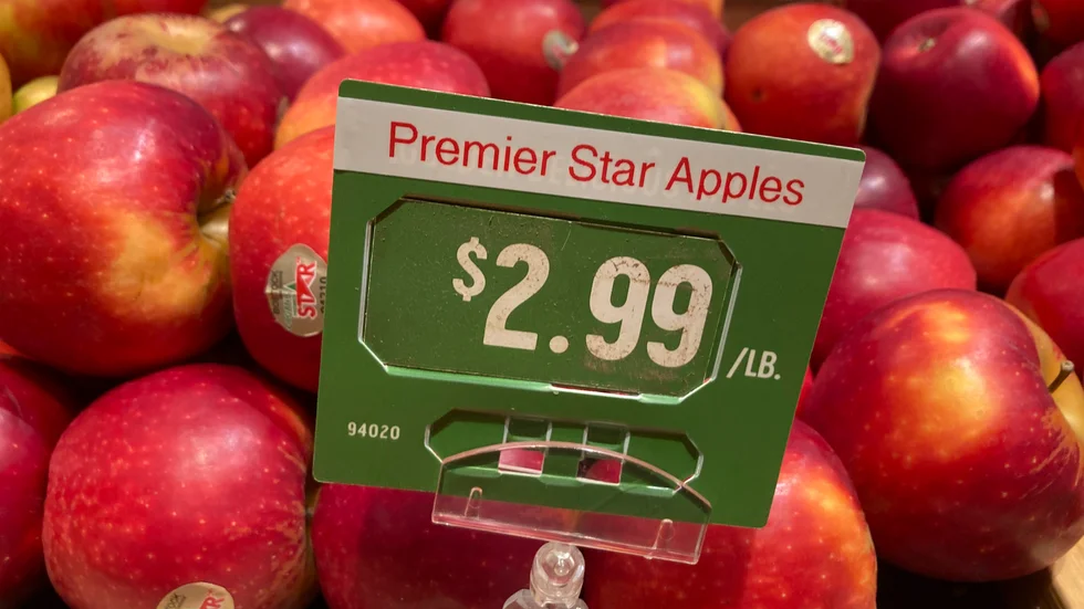 I USA precis som i övriga världen har inflationstrycket inneburit att priset på olika matvaror stigit markant. Arkivbild.