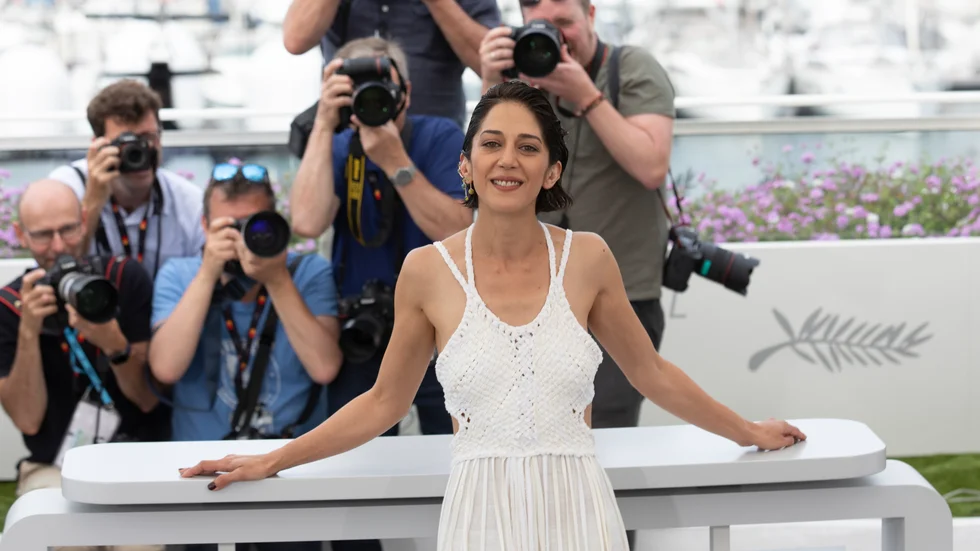 Zar Amir Ebrahimi under Filmfestivalen i Cannes förra året. Arkivbild.