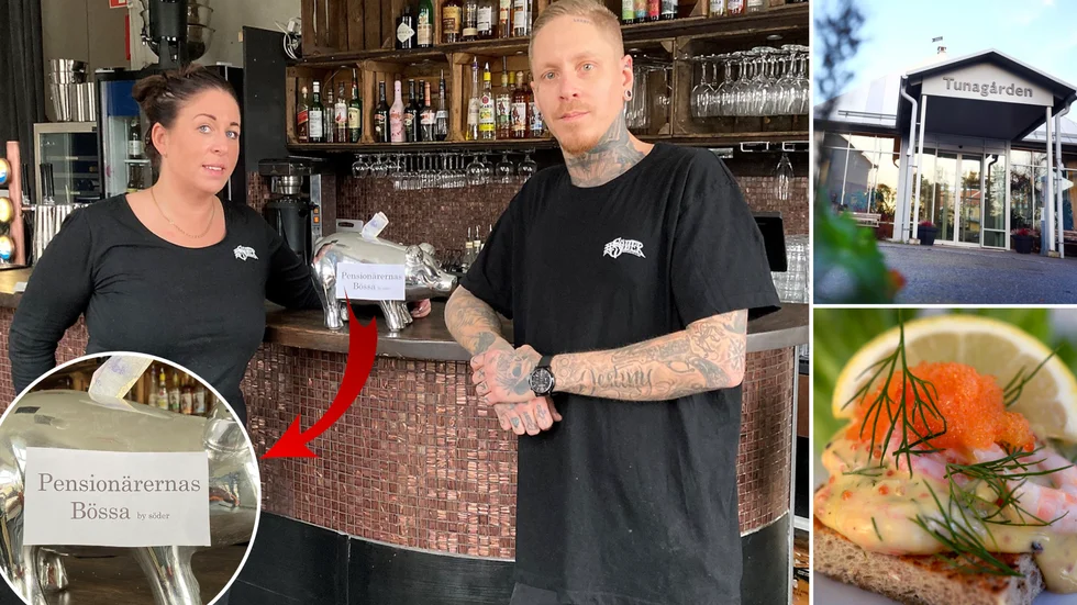 Hanna Larsson och Rickard Eriksson på Söderhaket ska servera trerätters till stadens äldre.