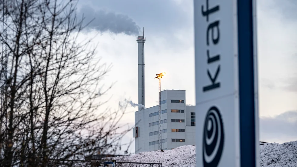 Kraftvärmeverket i Örtofta norr om Lund.
