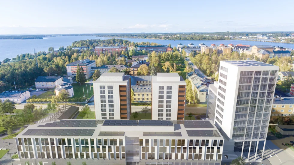 Västra stranden i Luleå ska innehålla bostäder, kontor och restauranger.
