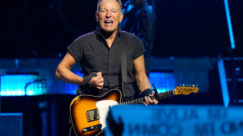 Bruce Springsteen på scen i Florida tidigare i februari. Arkivbild.