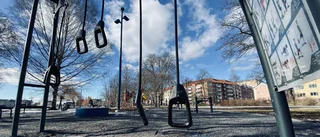 Värdelöst utegym i Stadsparken