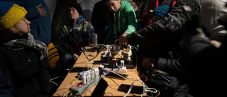 Många orter avskurna från elnätet i Ukraina