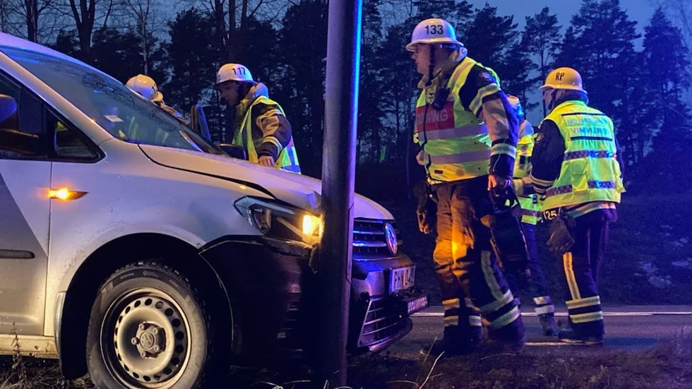 Trafikolycka i Vimmerby.