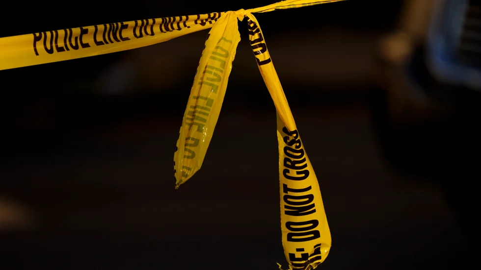 Arkivbild på polisavspärrningar i USA.