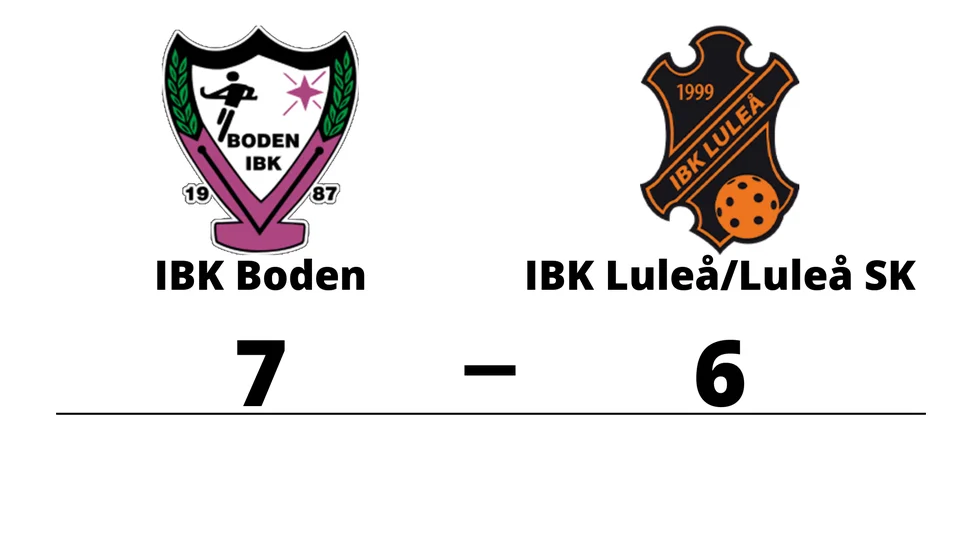 IBK Boden vann mot IBK Luleå B/ Luleå SK