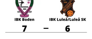 Tungt för IBK Luleå/Luleå SK - IBK Boden bröt fina vinstsviten