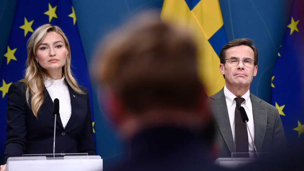 Det ser inte ut att bli mer stöd för att lindra höga elpriser än vad som redan presenterats, det vill säga det som energi- och näringsminister Ebba Busch (KD) och statsminister Ulf Kristersson (M) presenterade i förra veckan. Arkivbild.