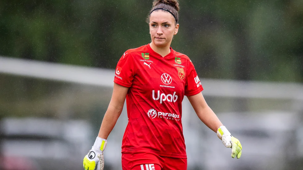 Hannah Kohl var med om att spela upp Umeå i allsvenskan 2021. 