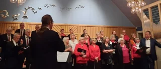Tre körer slog sig samman för julkonserter
