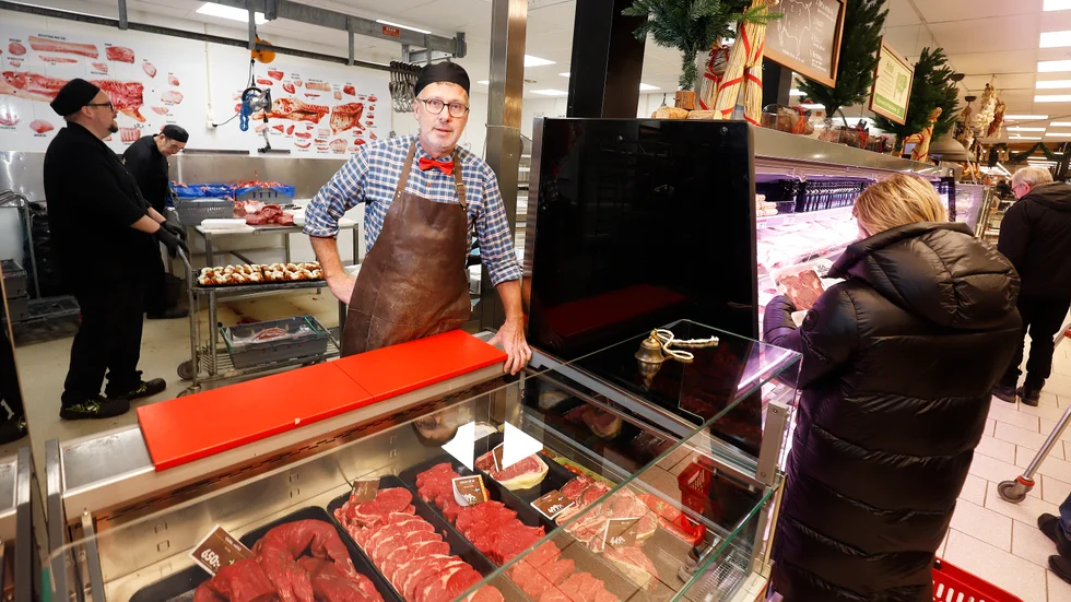 Tommy Kåmark, som driver Ica Ekängen, hade gärna tagit hem mer svensk oxfilé till nyår.