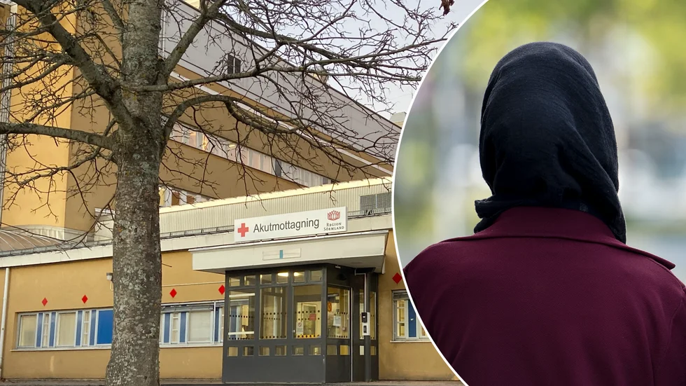 Kvinnan, som bar slöja, känner sig diskriminerad av akutmottagningen på Kullbergska sjukhuset. Kvinnan på bilden är inte kvinnan som skrivit anmälan till diskrimineringsombudsmannen.