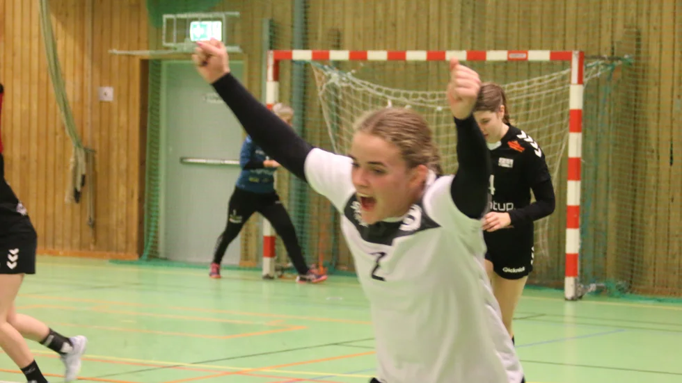 Tova Bergman var matchens förgrundsfigur med sina åtta mål.