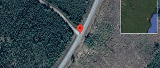 Stopp på väg 860 på grund av en singelolycka