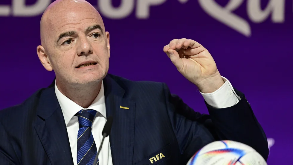 Gianni Infantino kallar kritiker av Qatar-VM för hycklare.