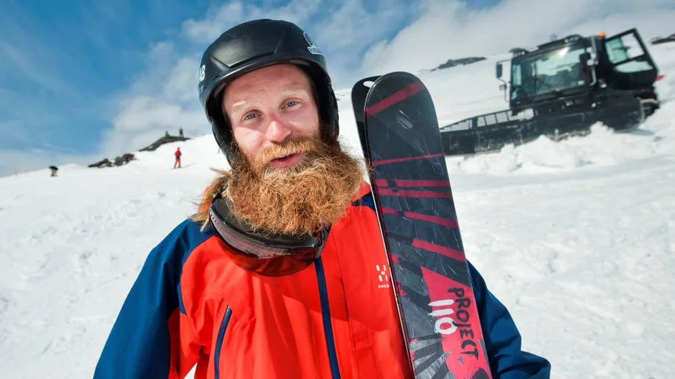 Målet. Per Spett drömmer om ett perfekt åk i vinter. Kanske kommer det redan i helgen.
