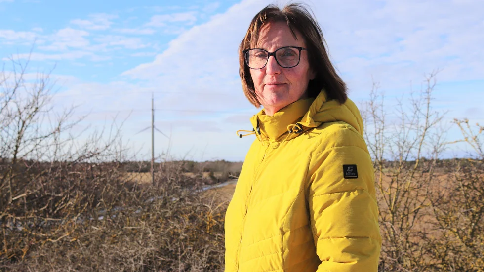 Maud Gardell i vill att de nya elledningar som planeras i Näs grävs ner.