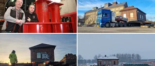 Här lyfter de upp 1800-talshuset – och flyttar det