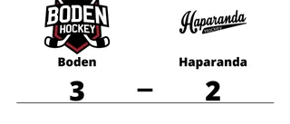 Uddamålsseger när Boden besegrade Haparanda