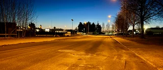 Trafikant rammade farthinder på Högmossevägen