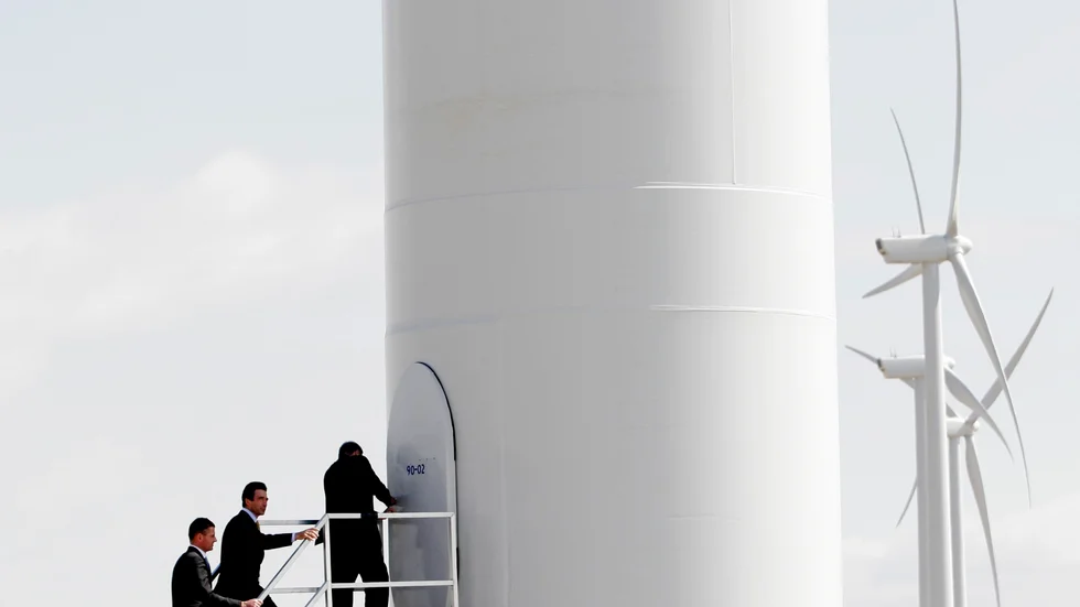 Brakförlust för Vestas Wind System 2022. Arkivbild.