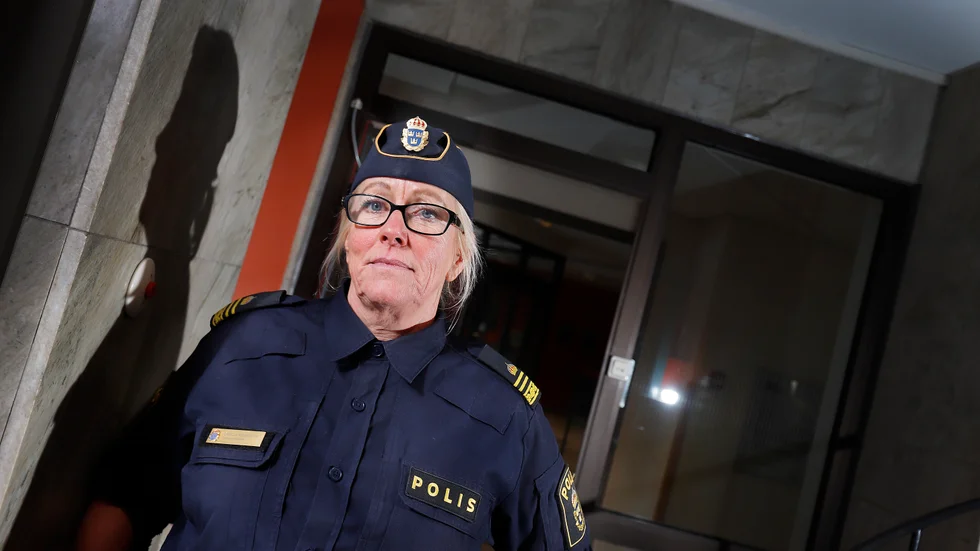 Camilla Helgesson, chef för utredningssektionen på Polisen i Sörmland
