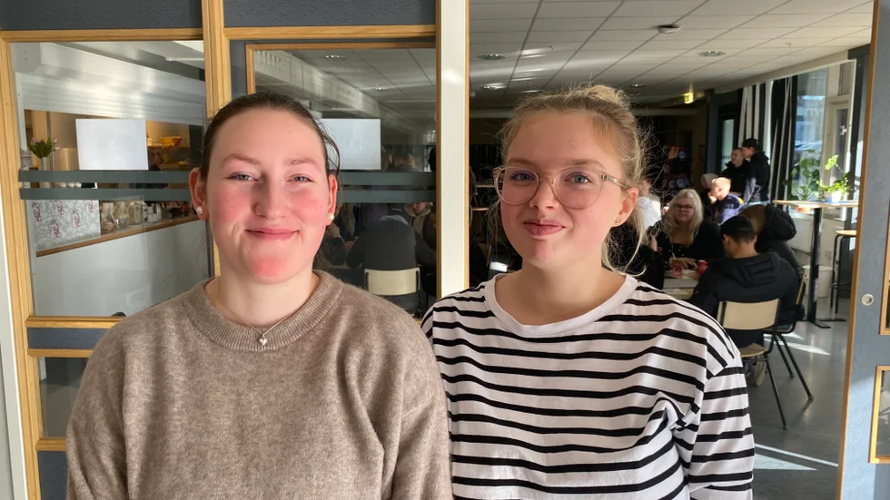 Tindra Karlsson, Lönneberga och Alva Holmström, Vimmerby, gymnasieelever i Vimmerby: "Jag har några förebilder inom ridsporten som Malin Baryard, kul när kvinnor också är med på de högre nivåerna, sen har ju mamma också en betydelse som förebild. Lönerna måste vara lika mellan kvinnor och män i samma yrkesgrupper." (Tindra).

"Min mamma får det bli, för allting hon gör för dem som står henne nära. Hon bär ett stort ansvar och tar den rollen så bra. Det är viktigt att det är lika mycket kvinnor och män i exempelvis styrelser och sånt. Det ska vara lika på alla plan, och det behöver bli fler av samma kön i de yrken där det är antingen mans- eller kvinnodominerat." (Alva)