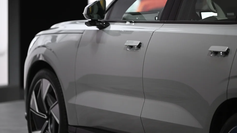 Volvo EX90, Volvo Cars nya helt elektriska bil. Arkivbild.