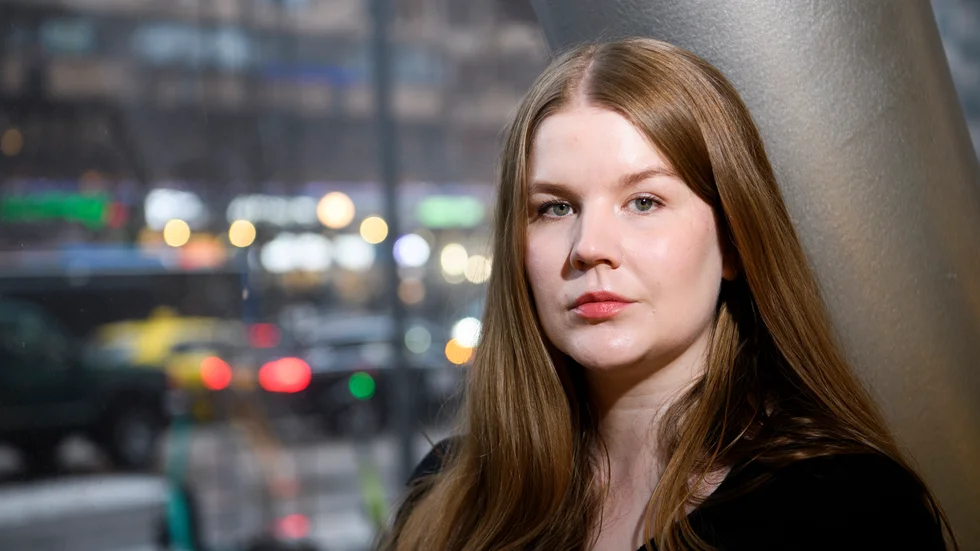 Linnéa Sjödin har nominerats till Borås Tidnings debutantpris för "Bortom Amerika". Arkivbild.