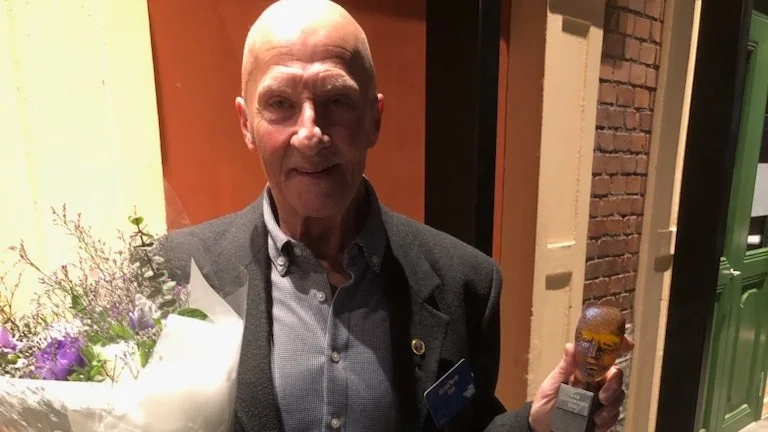 Michael Nordh, en eldsjäl i Tväråselets AIF sedan över 30 år tillbaka, prisades på Friidrottsgalan i Stockholm. 