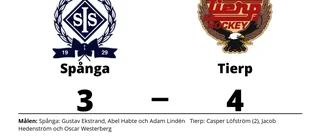 Stark seger för Tierp i toppmatchen mot Spånga