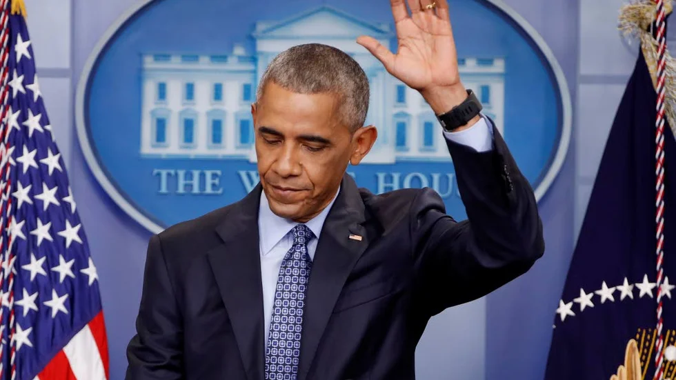 TACK OCH HEJ. Barack Obama fattade ett klokt beslut och tackade för sig.?