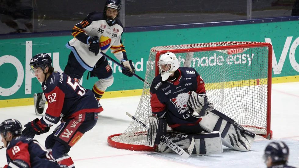 Hugo Hävelid i aktion i LHC-kassen.