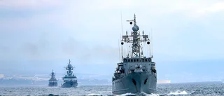 Ryska flottan övar i Östersjön