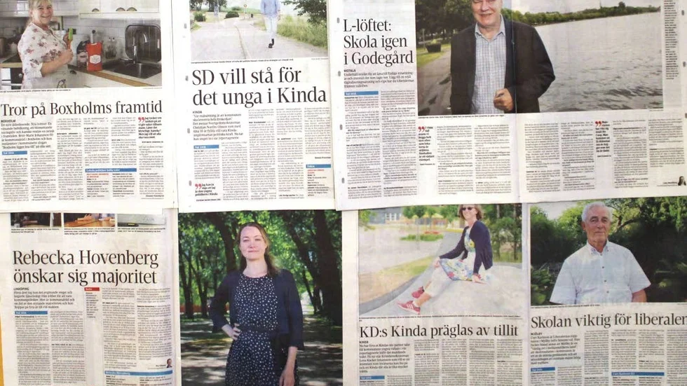 Correns valbevakning har varit intensiv hela sommaren och bland annat innehållit porträtt på många av länets ­ledande politiker.