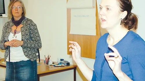 Kerstin Björkman Lundberg från Västerviks sjukhus och Victoria Throfast från Linnéuniversitetet i Kalmar ledde forskningsprojektet.