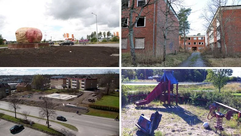 Potatisrondellen, Övre Norrbacka, ödetomten på Kungsvägen i Mjölby och lekplatsen vid Garnisonsrondellen i Linköping väcker irritation hos läsarna.