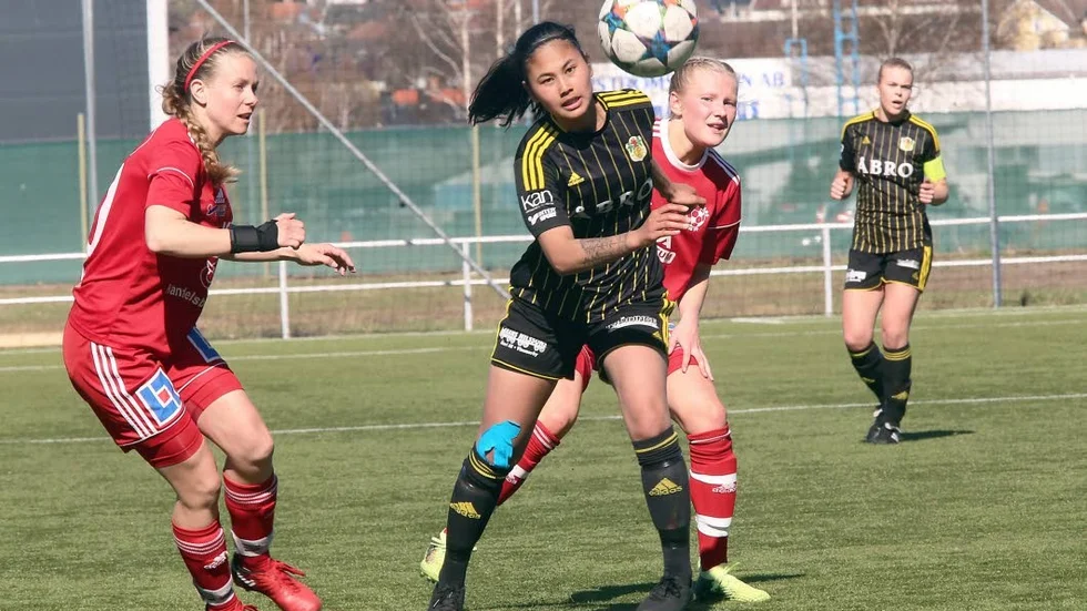 Malin Engström hoppas hennes skada inte är allt för allvarlig.