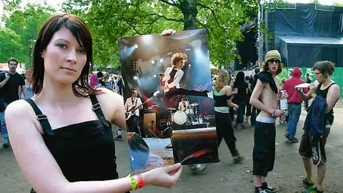 Emma Svensson blev dubbel medaljös vid årets rockfototävling. Hon tog hem förstapriset och delade på tredjeplatsen. Foto: Olof Carlson
